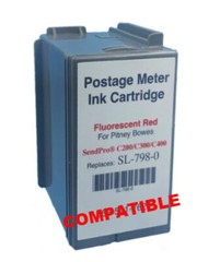 Pitney Bowes SL-798-0 Compatible Ink Cartridge for Sendpro C200, C300, C400