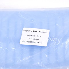 1 Kit Dental Monocrystalline Sapphire Ceramic Bracket Mini Roth.018 345-Hook