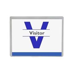 C Line Pin Style Name Badges 3 x 4 Inch 100 Pack with Laser Insert Templates