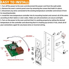 00-913149 Temp Control Board w/Harness For Vulcan Hart ECO2D ECO4D HEC20 Ovens