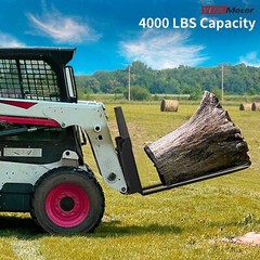 46″ Pallet Fork Frame W/48″ Blades Quick Attach Pallet Fork for Tractors 4000LBS