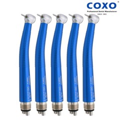 US COXO Colorful Dental High Speed Handpiece Air Turbine Anti-retraction 4 Holes