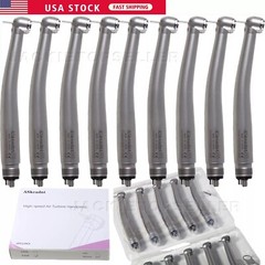 10 PCS Dental PANA MAX Style High Speed Handpiece Push Button 4 Hole Midwest