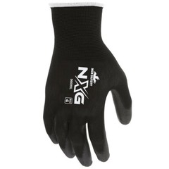 (12 Pairs) MCR Safety Polyurethane Coated Nylon Work Gloves, 13 Gauge Shell
