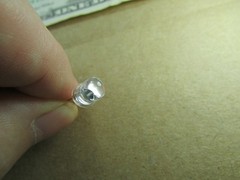 20 Clear Lens Red 5MM LEDs 2 Conductor Applied OptoTech Solder DC Voltage New