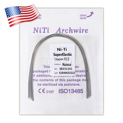 Dental Ortho Stainless Steel/NIti Super Elastic Arch Wires Round Ovoid Natural