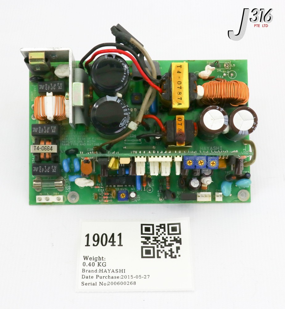 19041 HAYASHI PCB ASSY W/ S-PS-0504C TKG-333-500