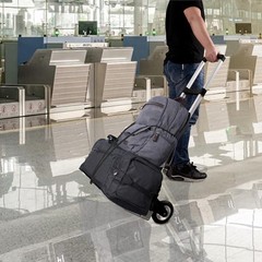 176lbs Folding Hand Truck Dolly Cart Wheeled Luggage Moving Trucks + Bungee Cord