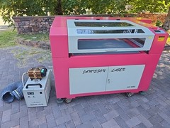 Jamieson LG-900 24″x36″ 100W Laser Engraving and Cutter Machine CW-3000 Chiller