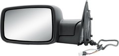 Driver Left Side Door Mirror Electric Heated Glass Power Folding Chrome Back Cov