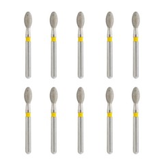 Dental Diamond Burs FG 379/023XF Egg Football Extra Fine Grit High Speed Burr
