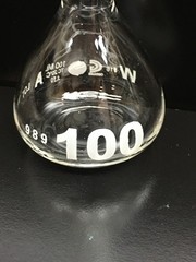 ChemGlass Cat No CG-8578-100 Class A Volumetric Flask 100mL