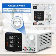DC Adjustable 0-30V 60V 120V 160V 0-2A 3A 5A 10A Lab Variable Power Supply Bench