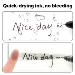 deli Pens Bulk, 50 Pcs Retractable Ballpoint 50 Count (Pack of 1), Black