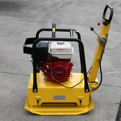 Reversible Plate Compactor Rammer Dirt Soil Asphalt Tamper W/9HP HONDA GX Engine