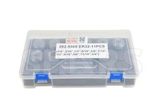 ER 32 COLLET SET 1/8 – 3/4″ MILLING LATHE DIN 6499/B .0003″ WITH Certificate #[