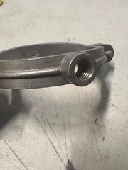 Qty 2 3023T89 Snug-Hold Threaded-Rod-Mount Clamping Hangers 3-1/2″ ID T304