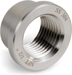 1/2″ NPT Female Weld on Bung Weldable Fitting (OD 0.95″) with Top Head Flange (O