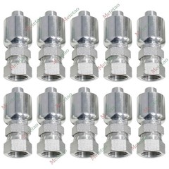 10PCS 10643-12-12 HYDRAULIC HOSE FITTINGS For Parker 3/4″ FEMALE JIC