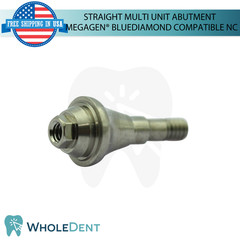 10X Straight Multi Unit Prosthetic NC Compatible with Megagen® BlueDiamond