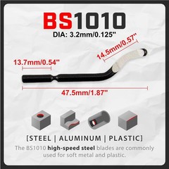11 Heavy-Duty HSS Blades Deburring Tool – Perfect for Metal, PVC, & 3D Printing
