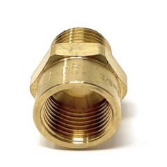 G Thread (Metric BSPP) Female to NPT Male Adapter – Lead Free (3/8″ x 3/8″)