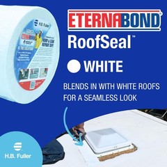 EternaBond RoofSeal White 4″ x50′ MicroSealant UV Stable RV Roof Seal Repair …