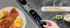 Electric Warming Mat for Food – 7 Temps, 8H Timer, XXL Grey | Roll up Silicone,