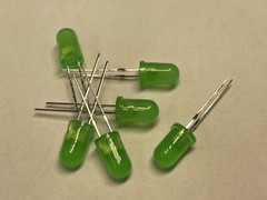 Flashing Blinking LEDs LED 5mm Red Blue Yellow Green QTY 12
