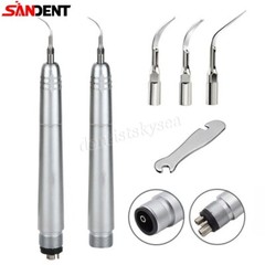 Scaling Ultrasonic Air Perio Scaler Handpiece 2/4 H + 3Tips G1 G2 G4 Dental