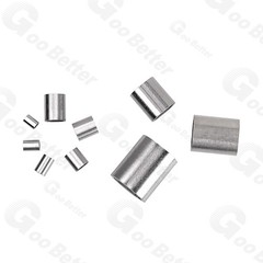 Copper / Stainless Steel Ferrules Crimping Sleeve Wire Rope Cable For Steel Wire