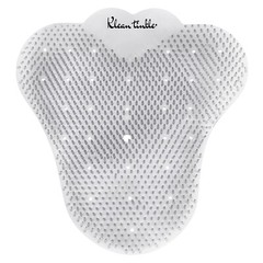 Pack of 3 Clear Triangle Restroom Urinal Mats 6.4″ Unscented Anti-Splash Screens