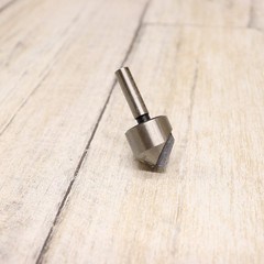 4 Pc- 3/4″ Single Flute HSS Countersink Bits- 90 Degree 1/4″ Straight Shank