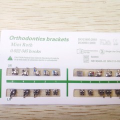 10 kit dental orthodontic mental bracket brace mini roth 022 345 hooks 20pcs/kit