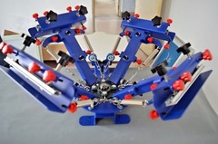 4 Color 1 Station Screen Printing Press Machine Micro-adjust Printer Equipment