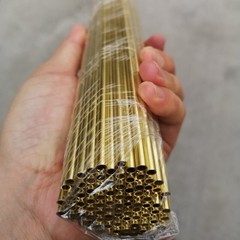 1Pc H65 Brass Tube Capillary Pipe OD 2-25mm Hollow Brass Sleeve Metal ID1-23mm