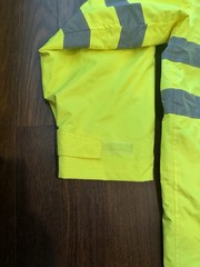 VizLife HV 267 Hi-Vis Yellow/Gray Reflective Hooded Jacket ANSI/ISEA 4XL