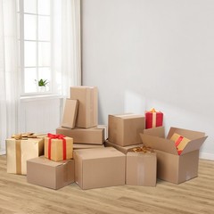 50pcs 8 “x 8″ x 8 ” corrugated cardboard Carton box in kraft paper color