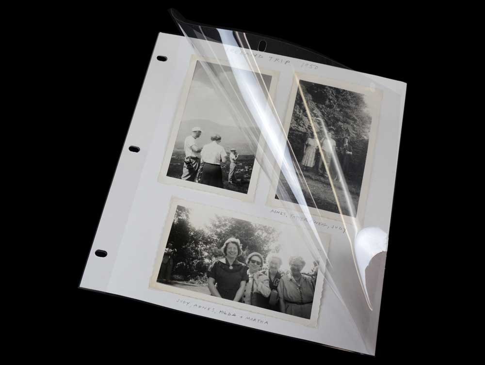 3-Ring Polyester Page Protectors 9 x 11 Archival Sleeves PKG 25