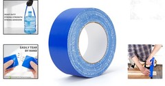 Blue Heavy Duty Waterproof Duct Tape 40 Yards 2 Inch Strong Adhesive