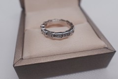 NEW.BuIgarl.18K Serpenti VIPER ring White gold diamond ring #7