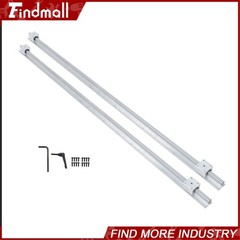 Findmall 2 pcs SBR20-1500mm Linear rail 4 piece SBR20UU Brass Router Block