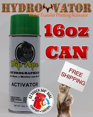 HYDROVATOR AEROSOL SPRAY CAN HYDROGRAPHICS HYDRO DIPPING ACTIVATOR FILM DIP APE