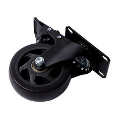4Pcs 4″ Industrial Heavy Duty Casters 360 Degree Swivel Wheels with Brake