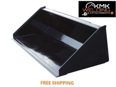NEW 48″ HEAVY DUTY LOW PROFILE SKID STEER DIRT BUCKET/BOBCAT/KUBOTA/ETC