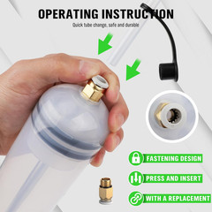 SWANLAKE 200Cc Fluid Extractor, Extraction&Fill Pump,Fluid Syringe Pump Manual S