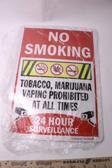 No Smoking Sign 10″ x 14″ F96C