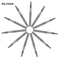 Dental Surgical Tungsten Carbide Burs FLAT END TAPER Fissure 702 FG FGOS 25/28mm