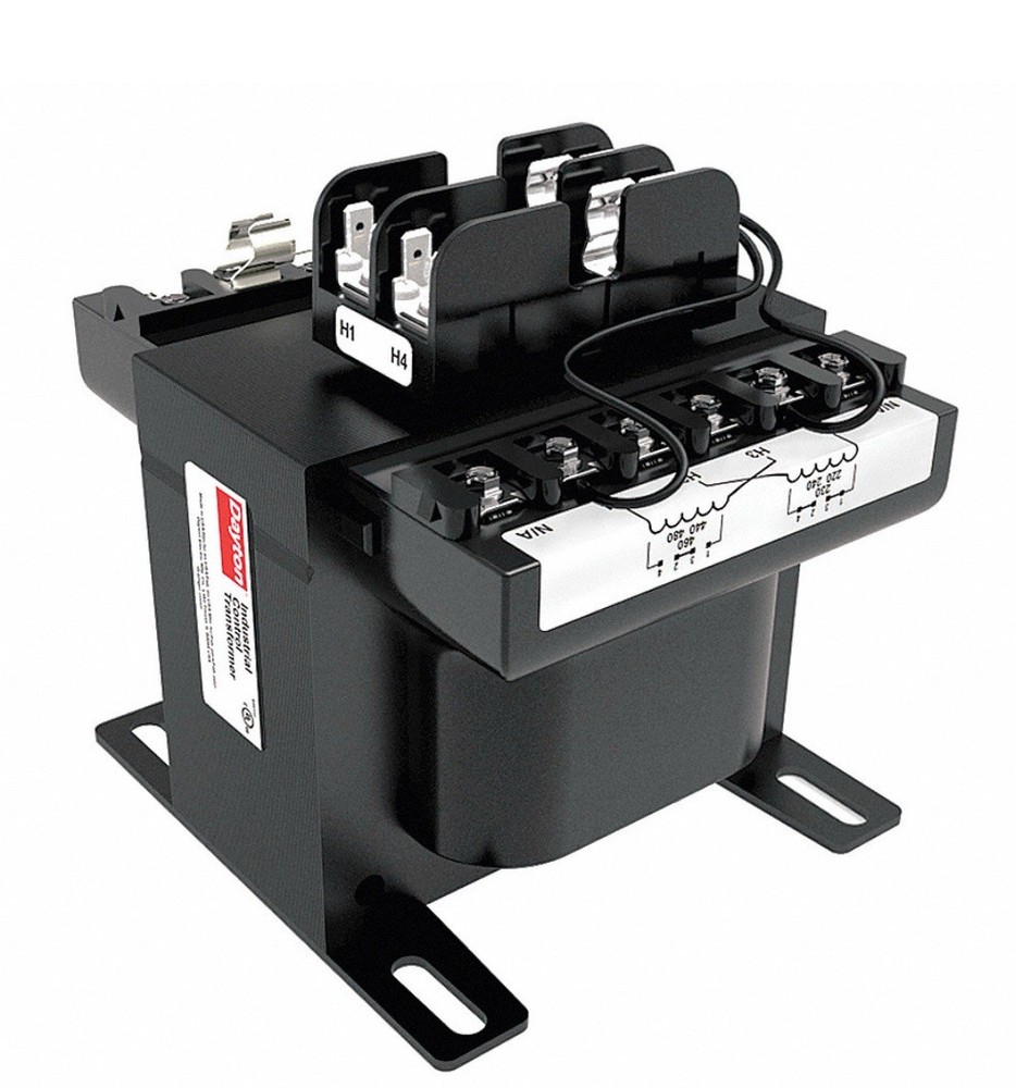 Dayton 31Eh36 Control Transformer, 1 Kva, 80°C 120V Ac 208/277V Ac Open Box New