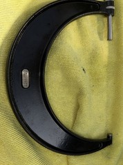L S STARRETT Co., ATHOL Mass. USA 5 IN. No. 436 6 IN. Outside Micrometer